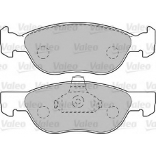 540750 VALEO Комплект тормозных колодок, дисковый тормоз