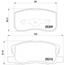 8DB 355 019-951 HELLA PAGID Комплект тормозных колодок, дисковый тормоз