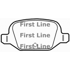 FBP3406 FIRST LINE Комплект тормозных колодок, дисковый тормоз