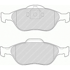 FDB1394 FERODO Комплект тормозных колодок, дисковый тормоз