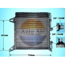 16-1164 AUTO AIR GLOUCESTER Конденсатор, кондиционер