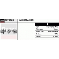 DC73364 DELCO REMY Тормозной суппорт