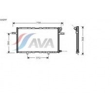 OL5297 AVA Конденсатор, кондиционер