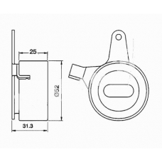 ITB-6301 IPS Parts Устройство для натяжения ремня, ремень грм