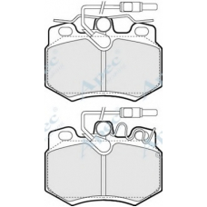 PAD773 APEC Комплект тормозных колодок, дисковый тормоз