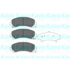 KBP-3515 KAVO PARTS Комплект тормозных колодок, дисковый тормоз