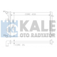 366400 KALE OTO RADYATOR Радиатор, охлаждение двигателя