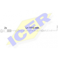 610299 E C ICER Сигнализатор, износ тормозных колодок