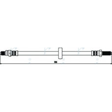 HOS3366 APEC Тормозной шланг