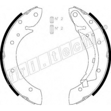 1022.033 fri.tech. Комплект тормозных колодок