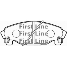 FBP3204 FIRST LINE Комплект тормозных колодок, дисковый тормоз