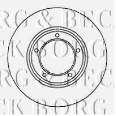 BBD4847 BORG & BECK Тормозной диск