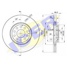 78BD4065-2 ICER Тормозной диск