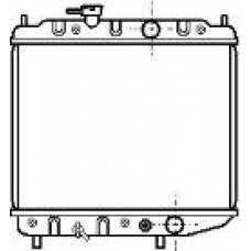 32002042 VAN WEZEL Радиатор, охлаждение двигателя