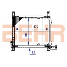 7500190 BEHR Condenser