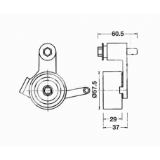 ITB-6237 IPS Parts Устройство для натяжения ремня, ремень грм
