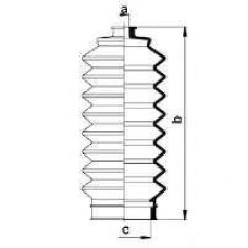 83860 SPIDAN Пыльник, рулевое управление