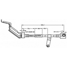 FBH6930 FIRST LINE Тормозной шланг