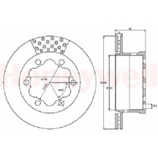 567810B BENDIX Тормозной диск