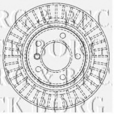 BBD4464 BORG & BECK Тормозной диск