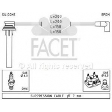 4.9507 FACET Комплект проводов зажигания