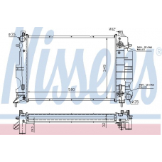 64036A NISSENS Радиатор, охлаждение двигателя