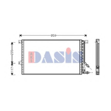 092012N AKS DASIS Конденсатор, кондиционер