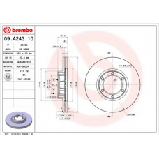 BS 8689 BRECO Тормозной диск