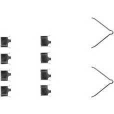 8DZ 355 202-451 HELLA PAGID Комплектующие, колодки дискового тормоза