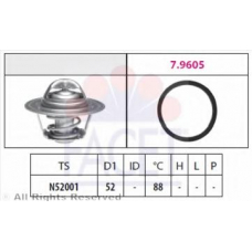 7.8312 FACET Термостат, охлаждающая жидкость