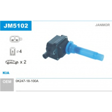 JM5102 JANMOR Катушка зажигания