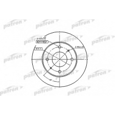 PBD1443 PATRON Тормозной диск