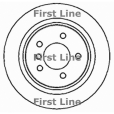 FBD1166 FIRST LINE Тормозной диск