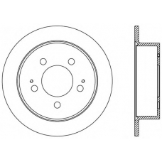 BDA2527.10 OPEN PARTS Тормозной диск