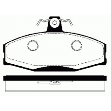 1501224303 S.b.s. Комплект тормозных колодок, дисковый тормоз