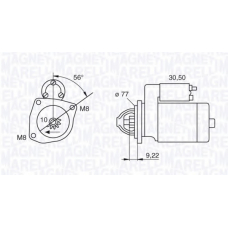 063187001010 MAGNETI MARELLI Стартер