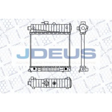 017B19 JDEUS Радиатор, охлаждение двигателя