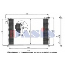 102011N AKS DASIS Конденсатор, кондиционер