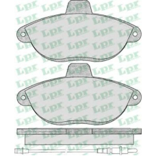 05P346 LPR Комплект тормозных колодок, дисковый тормоз