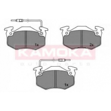 101880 KAMOKA Комплект тормозных колодок, дисковый тормоз