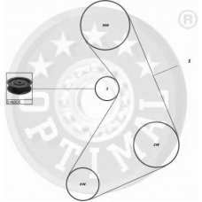 SK-1090 OPTIMAL Комплект ремня грм