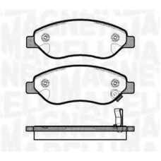 363916060618 MAGNETI MARELLI Комплект тормозных колодок, дисковый тормоз