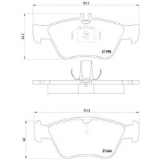 T1091EP PAGID Комплект тормозных колодок, дисковый тормоз