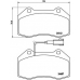 P 23 117 BREMBO Комплект тормозных колодок, дисковый тормоз