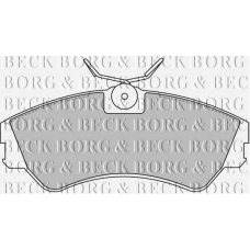 BBP1316 BORG & BECK Комплект тормозных колодок, дисковый тормоз