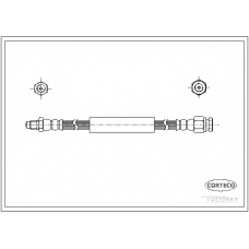 19032663 CORTECO Тормозной шланг