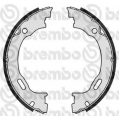 S 50 516 BREMBO Комплект тормозных колодок, стояночная тормозная с