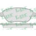 05P807 LPR Комплект тормозных колодок, дисковый тормоз