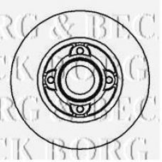 BBD5934S BORG & BECK Тормозной диск