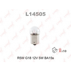 L14505 LYNX L14505 r5w g18 12v5w ba15s лампа автомоб. lynx